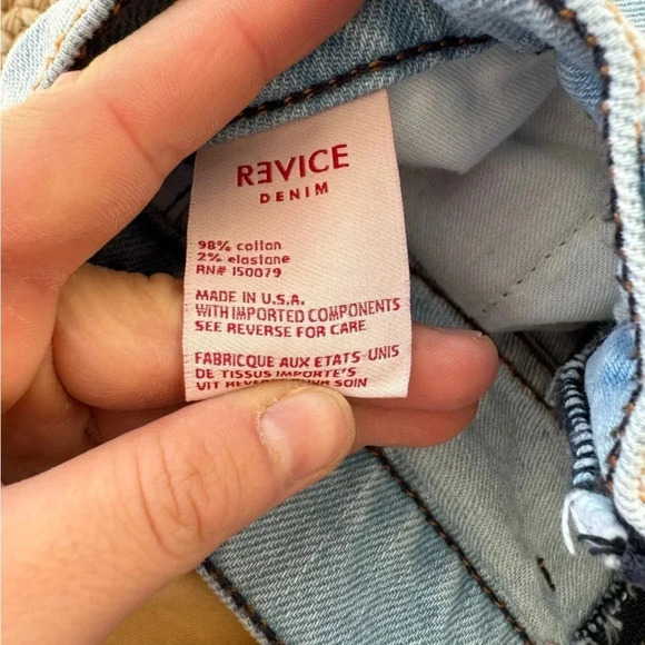 REVICE DENIM Zip up Jean shorts - Picture 6 of 6